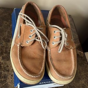 Men’s Sperry Top-Sider Billfish in Dark Tan Leather. Excellent condition!